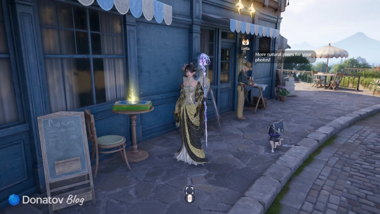 Как выглядит уровень Shop at Great Wishtree Square игры Crane Flight в Infinity Nikki