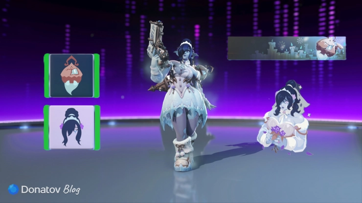 Набор косметики Мэй из боевого пропуска 5 сезона Overwatch