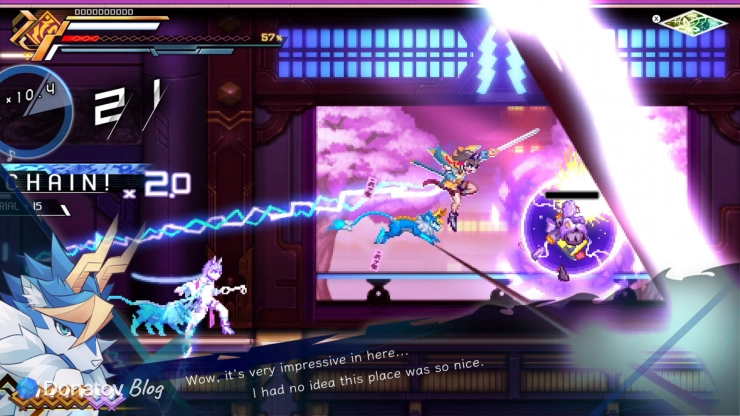 Azure Striker Gunvolt Trilogy Enhanced на Switch 2