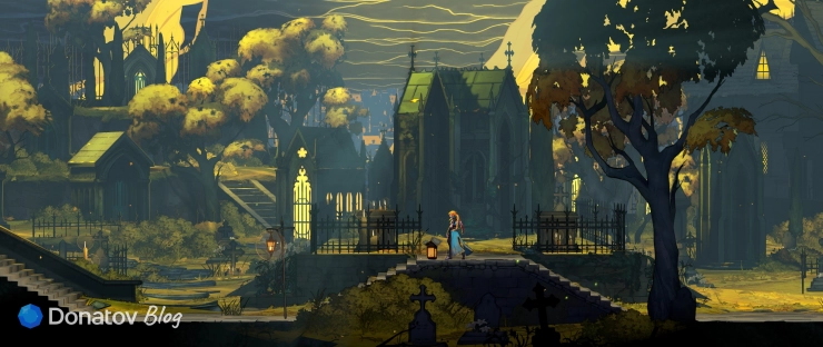 Кладбище в обзоре Castlevania: Belmont's Curse