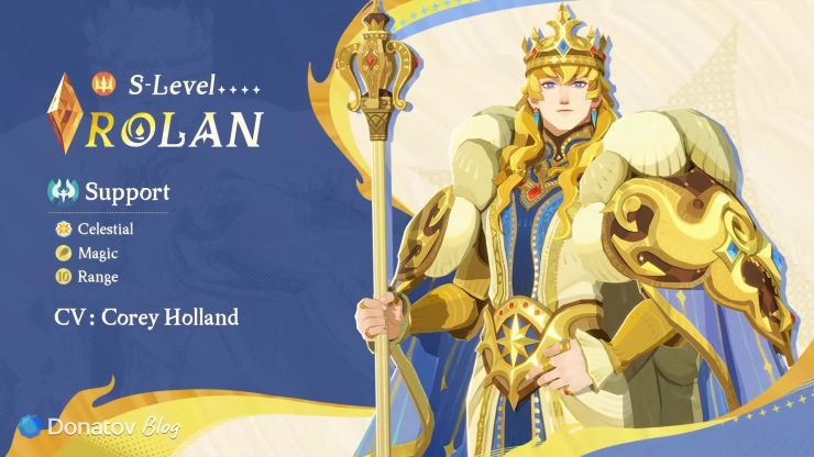 Персонаж Ролан из игры AFK Journey