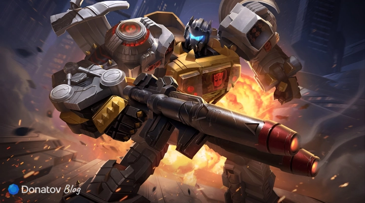Скин на Роджера «Гримлок» в Mobile Legends: Bang Bang