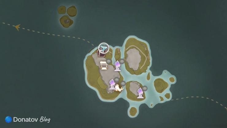 Где найти уровень Beside the Lake North of Windrider Mill мини-игры Among Pieceys в Infinity Nikki