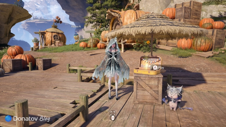 Как выглядит уровень Beside the Lake North of Windrider Mill мини-игры Among Pieceys в Infinity Nikki