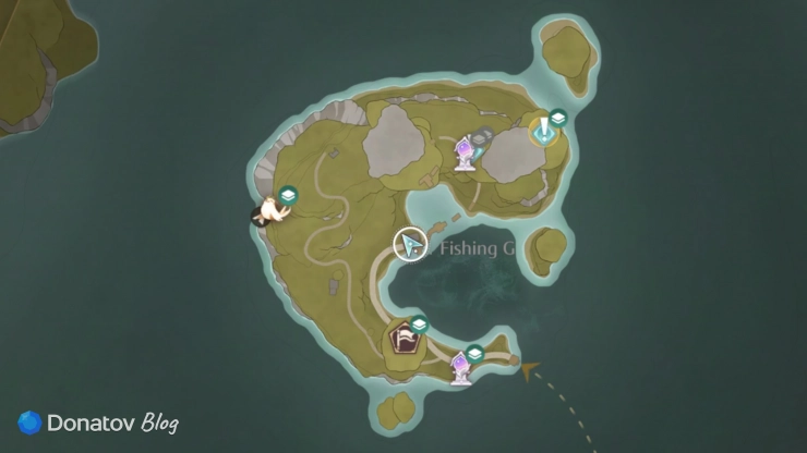 Где найти уровень Near the Cabin at the Stellar Fishing Ground мини-игры Among Pieceys в Infinity Nikki