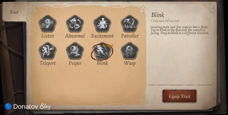 Вторичные навыки для Наяды в Identity V