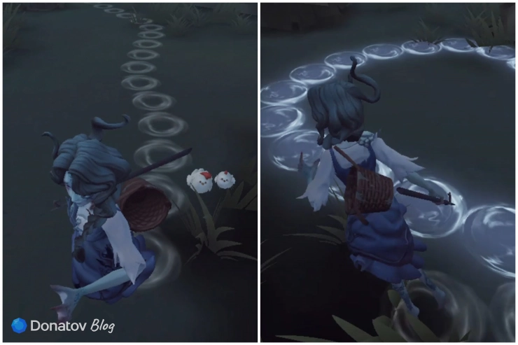 Вода, остающаяся от Наяды в Identity V