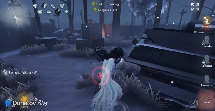 Противники Наяды в Identity V