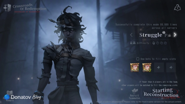 Новый игровой режим с трансляции разработчиков Identity V