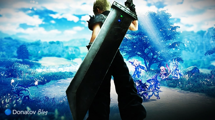 Видение Клауда в Final Fantasy Resonance