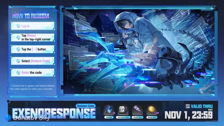 Третий промокод стрима 1.5 Neverness to Everness