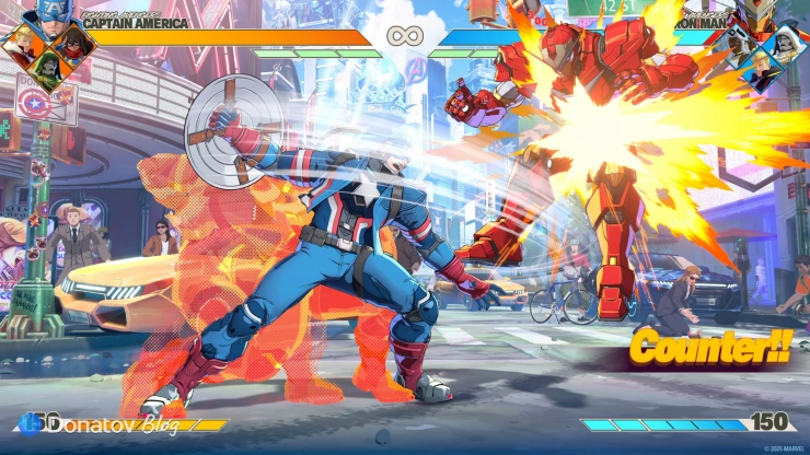 Геймплей Marvel Tōkon: Fighting Souls