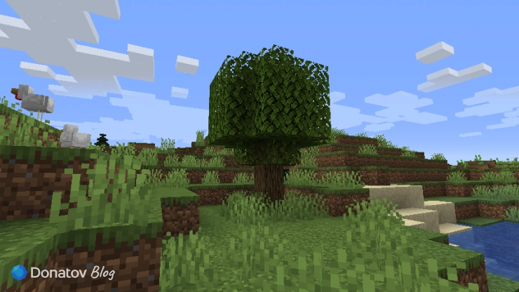 Дуб в Minecraft
