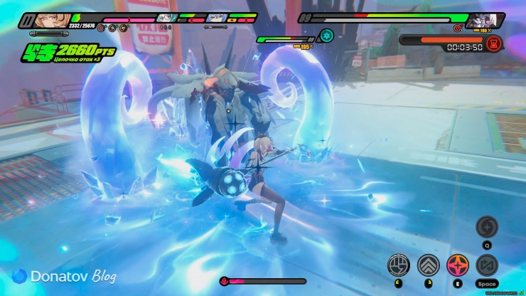 Нанесение урона Хейтору в окно оглушения в режиме «Симулякры и аннигиляция» в ZZZ