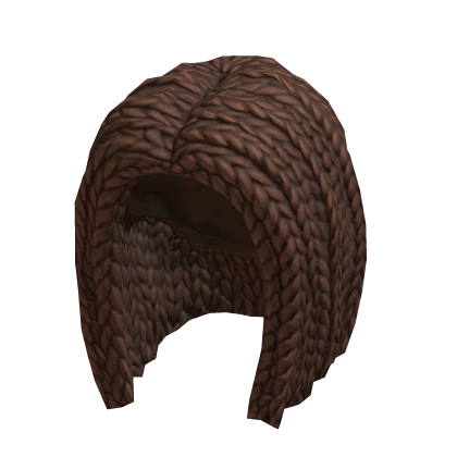 Braided Hair - Cool Brown